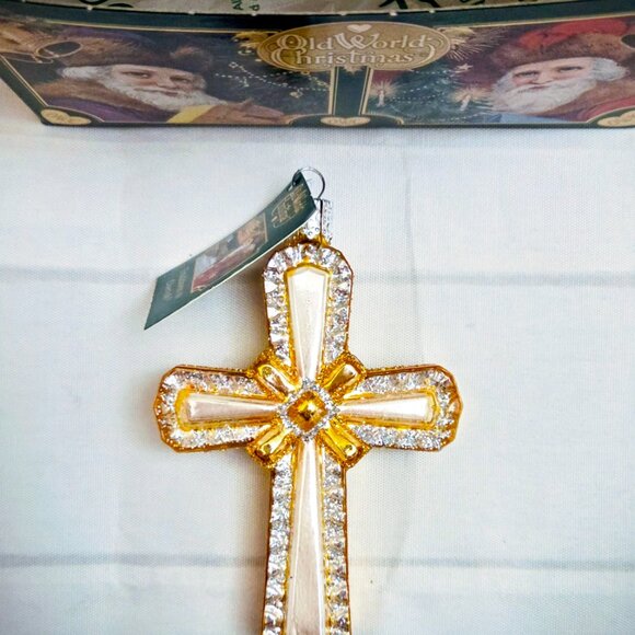 🎄Old World Christmas Tree Spiritual Holy Gifts Glass Blown Ornaments NEW - Picture 11 of 14